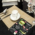 thumbnail image 2 of 25 Pack Of Menu Covers - Single Page Fits 8.5 X 11 Inch Paper Menu Holder Double Stitched Restaurant Menu Covers-Gold, 2 of 5