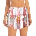 thumbnail image 2 of KLL Gnomes valentine's day Pattern Shorts Women,Athletic Shorts High Waisted Running Shorts Pocket Sporty Short Gym Elastic Workout Shorts-Medium, 2 of 7
