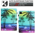 thumbnail image 3 of GSFY Case for 2024 iPad Pro 11 Inch 5th Generation(M4), Smart Premium PU Leather Wallet Stand Protective Shell with Auto Sleep Wake Feature for iPad Pro 11 5th Gen, Coconut Tree, 3 of 7