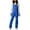 Blue, variant on Women's Waterproof Insulated Ski Bib Overalls with Adjustable Shoulder Straps and Zipper Pockets for Winter Snowboarding Outdoor Cold Weather Gear