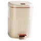 thumbnail image 2 of Cubo de basura con pedal y tapa, cubo de basura con pedal, cubo de basura para Áureo Blanco 10L, 2 of 9