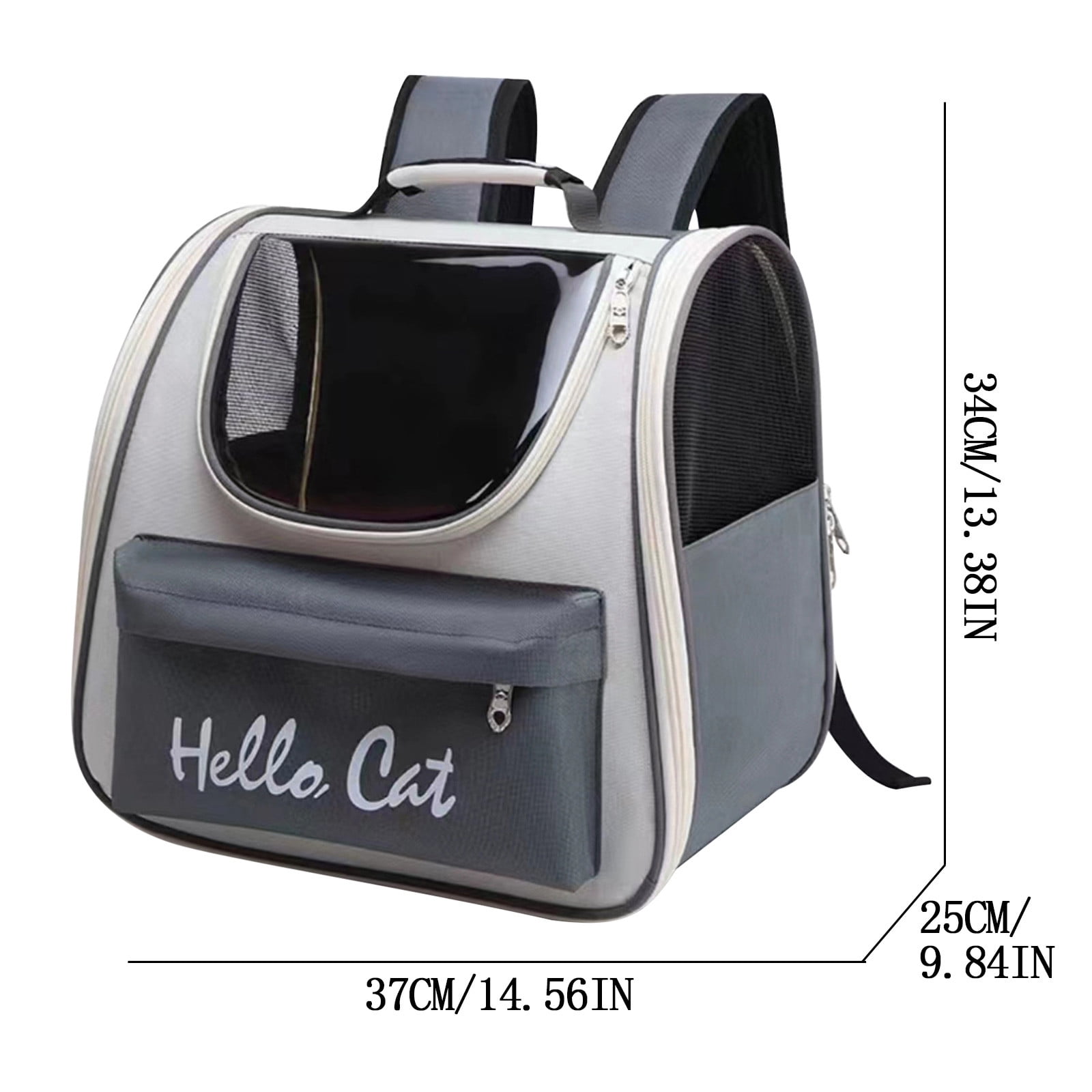 Outdoor Carrier Backpack Large Capacity Breathable Mesh Travel Bag for Dogs and Cats