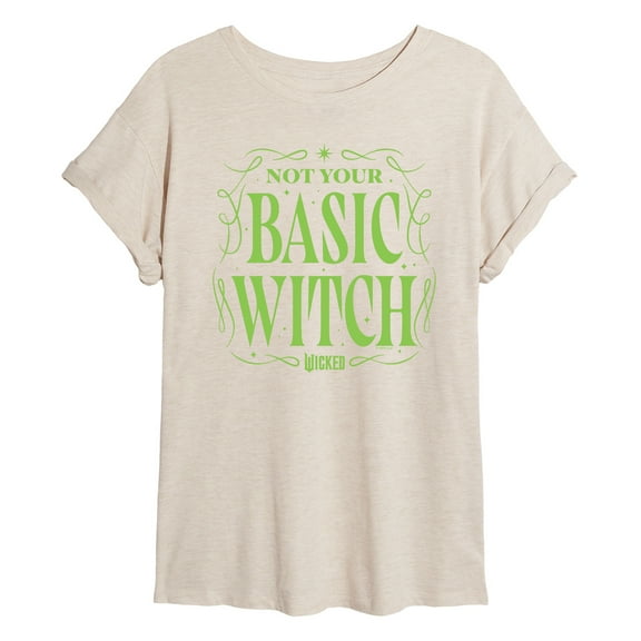 Wicked - Not Your Basic Witch - Women's Oversized Graphic T-shirt