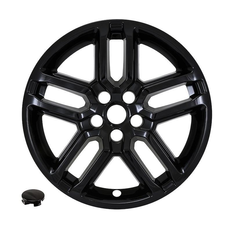 Coast To Coast IMP521BLK; Wheel Skin; IMPOSTOR ®; 18 Inch; 5 U Spokes; Snap-On