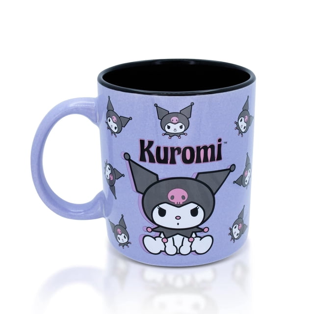 Taza de cerámica Toynk Sanrio Hello Kitty & Friends Kuromi Purple
