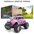 thumbnail image 5 of 10Leccion Wireless Remote Control Monster Truck, Pink RC Car with Two Rechargeable Batteries, 5 of 7