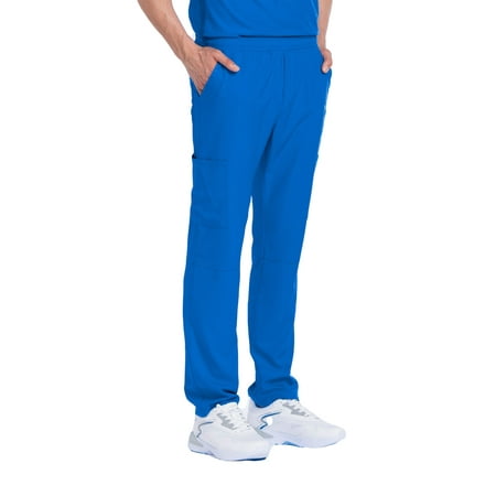 

Comfy Master Cosmo Men s Modern Fit 6 Pockets Medical Cargo Scrub Pants XX-Large Short Inseam 28 Royal Blue
