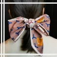 thumbnail image 4 of Bufanda de seda larga versátil, pajarita con estampado de letras, diadema floral, correa para bolso, pañuelo pequeño, accesorio, regalo de moda, 4 of 5