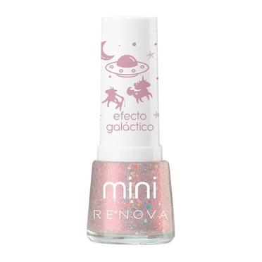 Esmalte  de uñas Renova Esmalte Mini Luna 7.7 ml Beige con Glitter
