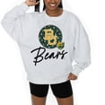 thumbnail image 3 of Women's Gameday Couture Ash Baylor Bears Premium Fleece Pullover Sweatshirt, 3 of 5