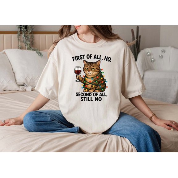 Cat T-Shirt, Grumpy Cat Lights Tee, Wine Lover Shirt, Cat Mom All Size S-5Xl