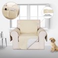 thumbnail image 1 of Deconovo Funda de sofá resistente al agua, 1 unidad, beige, 53 cm de ancho x 190 cm de largo, protector de muebles para mascotas y niños, 1 of 7
