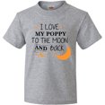 thumbnail image 3 of Inktastic I Love My Poppy To The Moon and Back Youth T-Shirt, 3 of 5