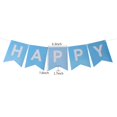 thumbnail image 2 of Banner de cumpleaños Azinoo para fiesta de cumpleaños, 2,7 m, color azul, 2 of 4