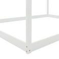 thumbnail image 5 of Full Size Wooden House Bed Frame, White, 5 of 9