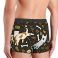 thumbnail image 3 of Goofa Bones And Leaves Printed Men's Boxer Briefs Underwear, Moisture-Wicking Underwear, Trunk,Soft and Breathable Cotton Underwear-XX-Large, 3 of 9