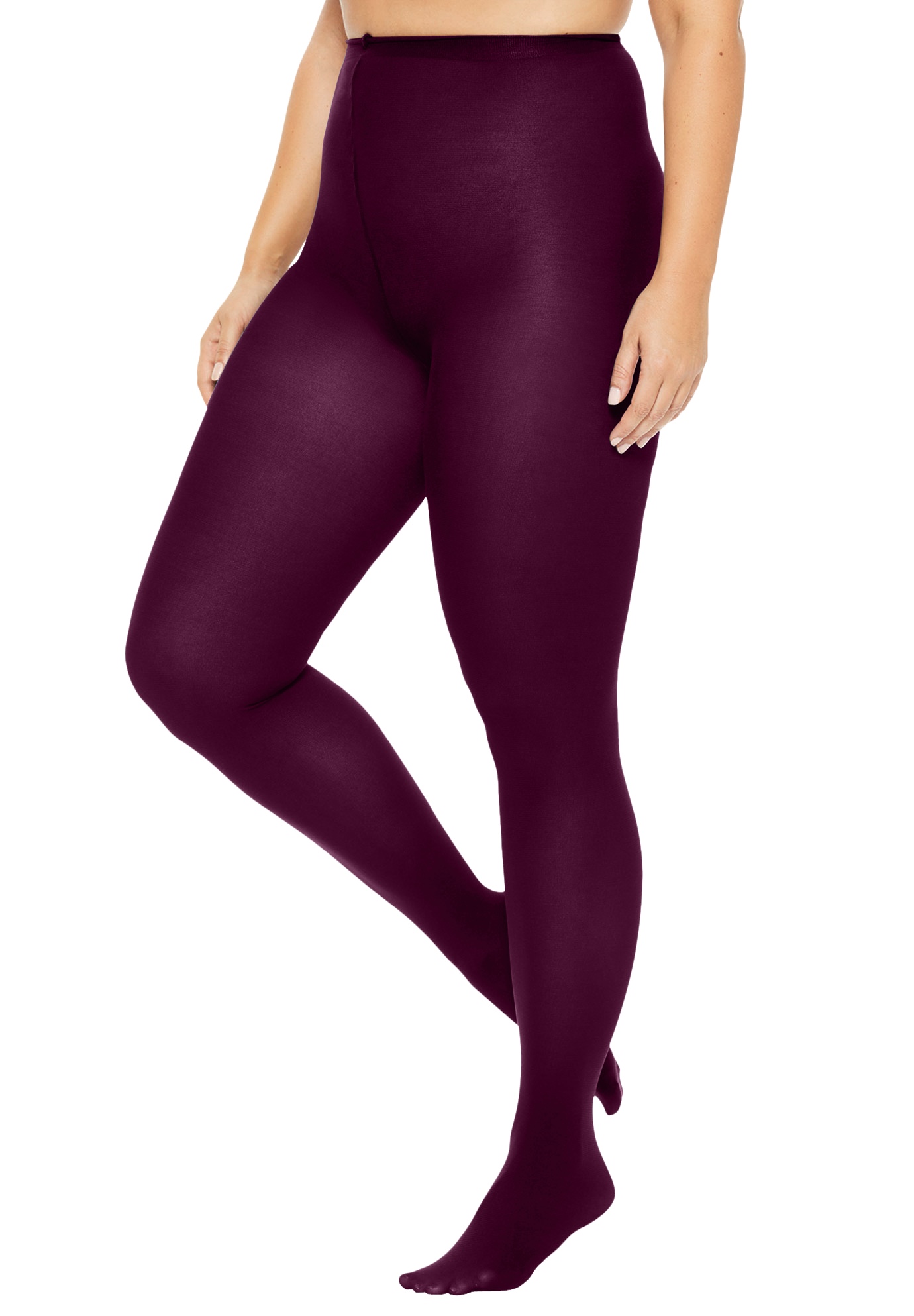 Plus Size 2-Pack Opaque Tights 