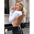 thumbnail image 1 of Top de mujer Y2K con cordones y espalda descubierta, camiseta sin mangas de punto sólido, camisetas, Top corto Sexy, trajes de Club nocturno, ropa de calle 2023, tanques básicos Tan Jianjun unisex, 1 of 2
