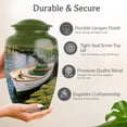 thumbnail image 3 of MUKTIVE Boat Urn for Adults Men - Green Cremation Urns for Human Ashes - Large Urns for Ashes Adult Male - 10 Inch Urn for Burial Mom, 3 of 7