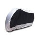 thumbnail image 1 of Funda protectora universal para motocicleta, ATV, scooter, a prueba de polvo, impermeable, con protección solar y protección contra la lluvia, 265 cm de largo, talla XXL (plateada), 1 of 4