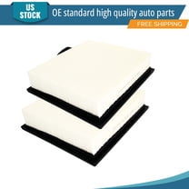 YXPCARS 2PCS Front Engine Air Filter for Ford Mustang 2010-2014 Gas V8 4.6L 5.0L V6 3.7L, New Air Filter Replacement (CA10781)