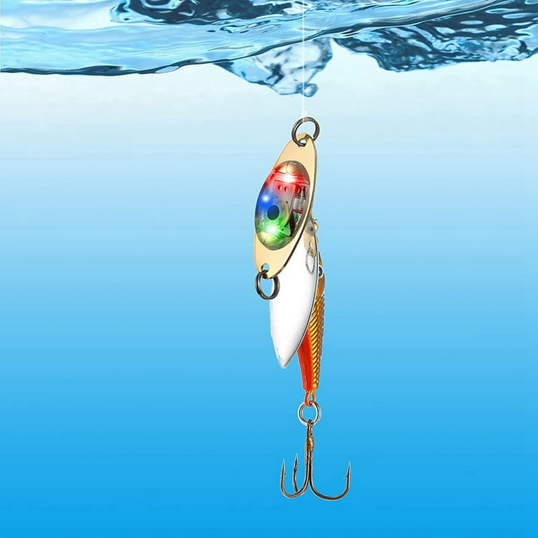 1-20Pcs Fish Lure Light Flashing Lamp LED Deep Underwater Sea