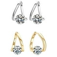 thumbnail image 2 of Fnochy Beauty & Personal Care Germanium Earrings Irregular High-end Earrings For Women, 2 of 9
