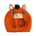 thumbnail image 1 of Sombrero de caballo de peluche para Halloween, para hombres y mujeres, decoración de graduación, cálido y novedoso ., 1 of 9