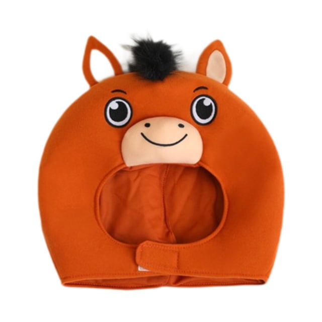 Sombrero de caballo de peluche para Halloween, para hombres y mujeres, decoración de graduación, cálido y novedoso .