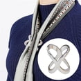 thumbnail image 5 of 2 bufandas para mujer, bufanda con clip, anillo cruzado, bufanda de seda, bufanda de seda, regalo para mujeres y niñas Sailing Electrónica, 5 of 5