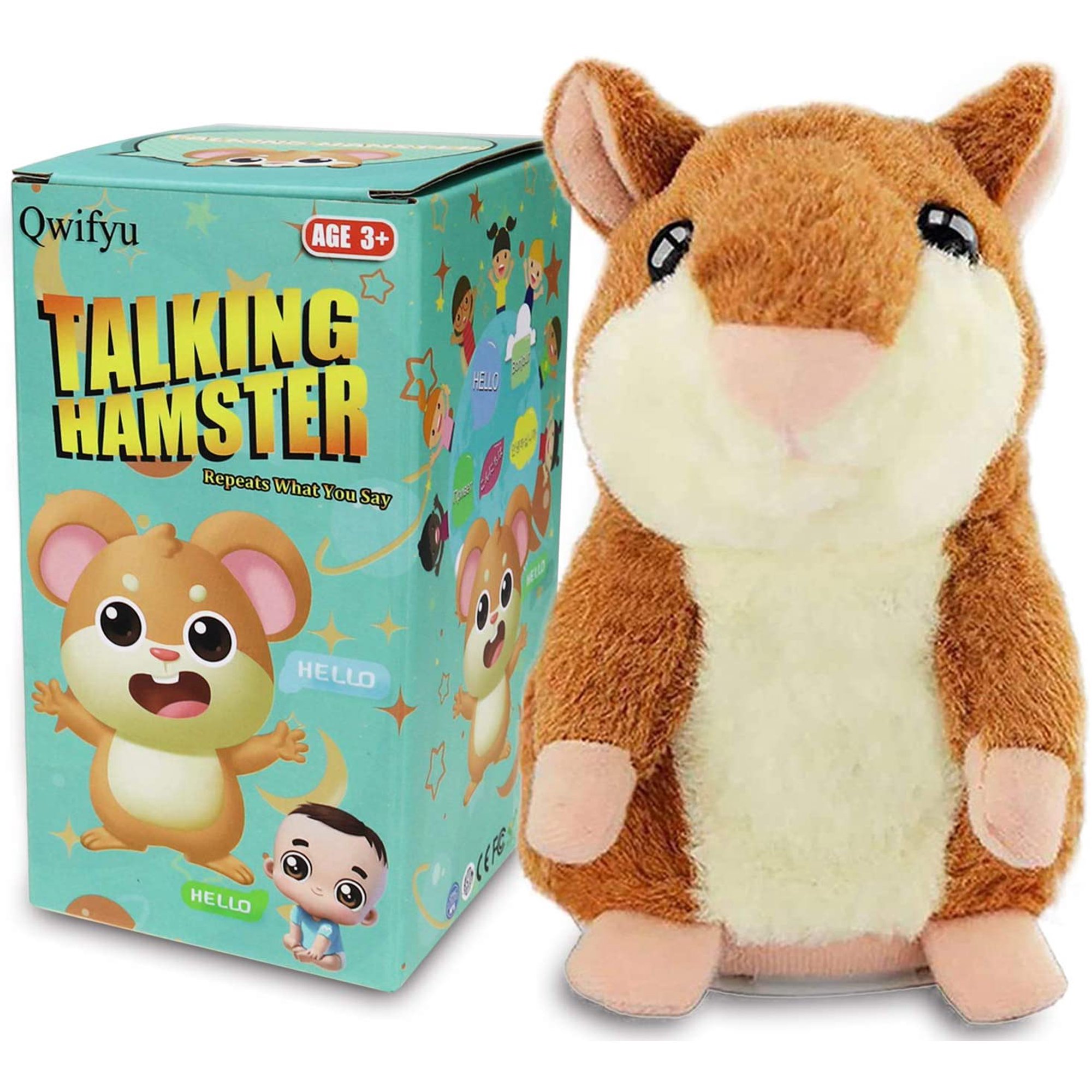 Jouet en peluche de hamster parlant électronique mignon