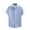 Light Blue, variant on Afuyipoi Men Oversized Short Sleeved Button-Up Shirts,Lightweight Collared Casual Loose Summer Shirt Light Blue L