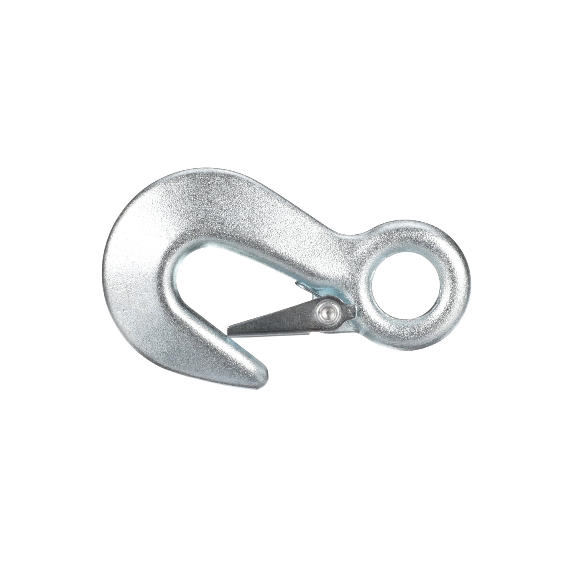Attwood 7640-3 Utility Snap Hook — Heavy-Duty, Spring-Loaded Closure, Zinc-Plated Steel, 4 In. Long, 5/8-In. Ring Diameter
