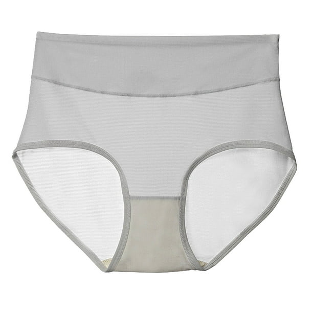 B91xZ Lace Underwear for Women Soft Stretch Bikini Panties High Cut Lace  Panties,Gray XL 