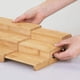 thumbnail image 4 of Organizador para especias, diseño mDesign, bambú, ajustable y ampliable, 4 of 9