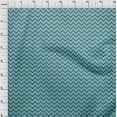 thumbnail image 3 of oneOone Cotton Poplin Fabric Chevron Ikat Print Sewing Fabric BTY 42 Inch Wide, 3 of 4