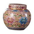 thumbnail image 3 of MERIGLARE Ginger Jar Ceramic Tea Jar Chinese Style 1000ml Glazed Ornament Porcelain Ceramic Storage Box Tea Storage Bottle Jar for Home, 3 of 9