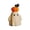 B, variant on Holloyiver Halloween Ghost Pumpkin Candles, Cute Ghost Shape White Orange Burning Candles Soy Wax for Halloween Home Table Party Decorations