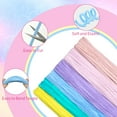 thumbnail image 3 of MQ 450 Pcs Pipe Cleaners, 6 Colors Pipe Cleaners Crafts, Macaron Candy Colors, Assortment Pastel Macaron Color Chenille Stems for Arts and Craft Projects Creative DIY Decorations, 3 of 9