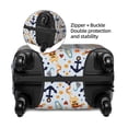 thumbnail image 2 of Susaid Pirate skulls Elastic Print Elastic Washable Suitcase Cover with Hidden Zipper, Fits 18-32 Inch Luggage for Protection During Travel-Large, 2 of 7