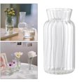 thumbnail image 1 of facefd Clear Glass Flower Vase Stem Plant Jar Table Floral Display Decor 5.5x12.5cm, 1 of 9