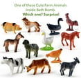 thumbnail image 6 of Bath Bomb for Kids with a Surprise Toy Farm Animal Toy Inside Handmade in USA Natural and Safe by Relaxcation, 6 of 7