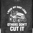 thumbnail image 3 of Instant Message - Others Don't Cut It - Men's Crew Neck Fleece Pullover, 3 of 7