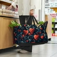 thumbnail image 6 of Hearts Battle Versatile Oxford Cloth Reusable Storage Box - Foldable, Large Capacity Beach Bag, Shopping Bag, and Decorative Box, 6 of 7