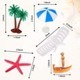 thumbnail image 3 of Decoración para tartas con temática hawaiana de Skylety, 24 piezas, 3 of 6