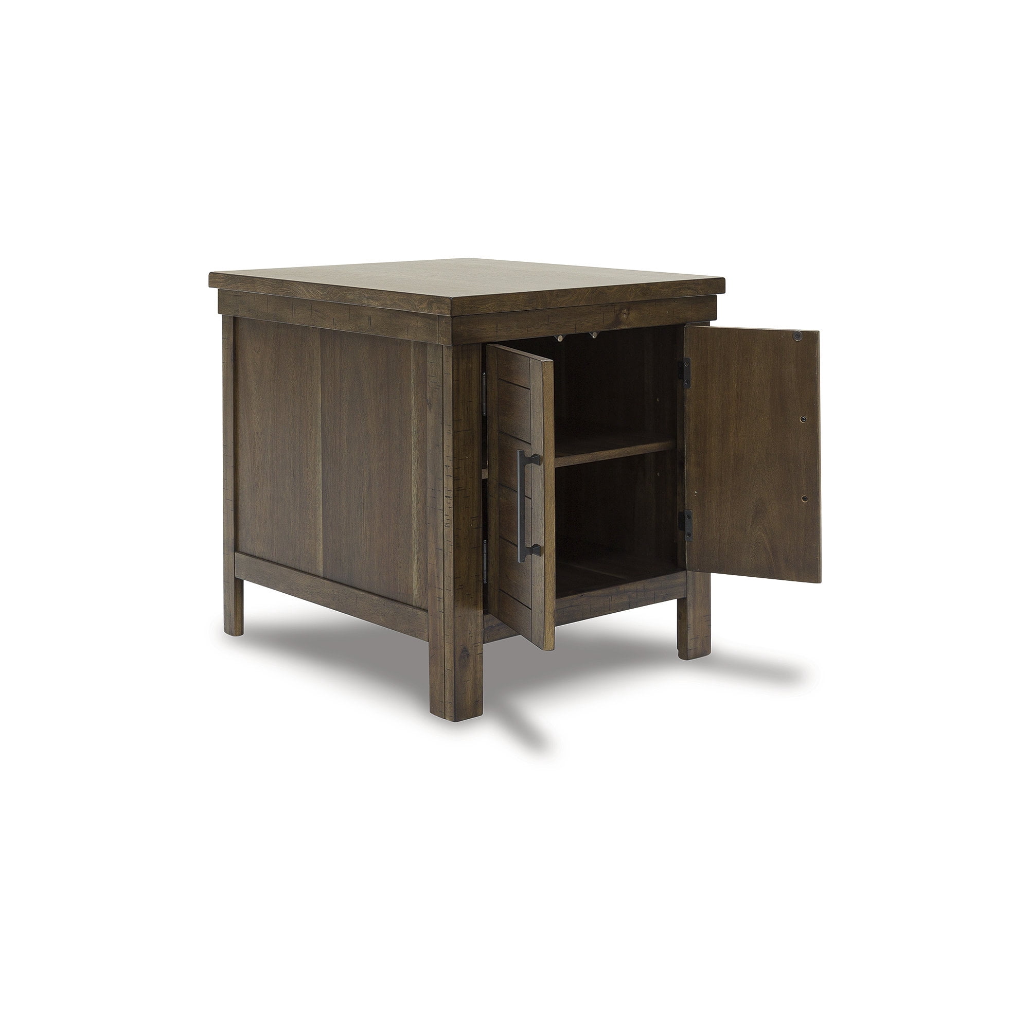 Signature Design by Ashley Casual Moriville End Table, Grayish Brown