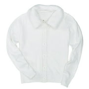 Women's Big Button Fur Collar Cardigan