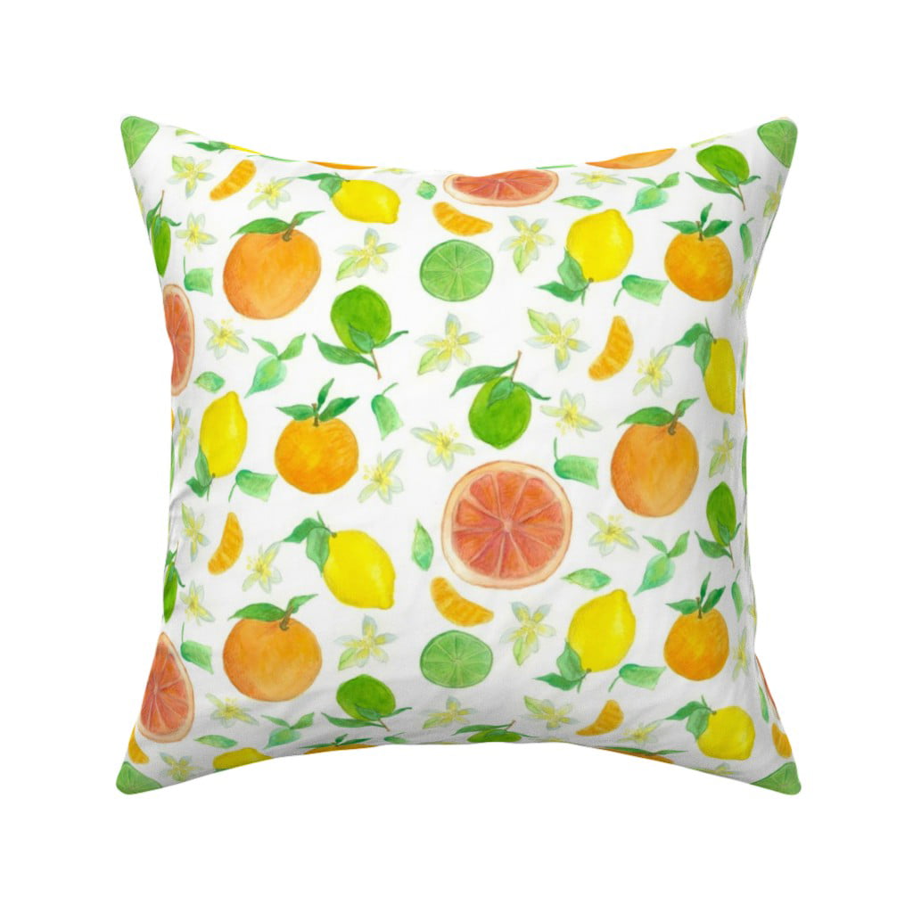 Tiki Hawaii Pineapple Retro Throw Pillow Cover w Optional Insert by Roostery 