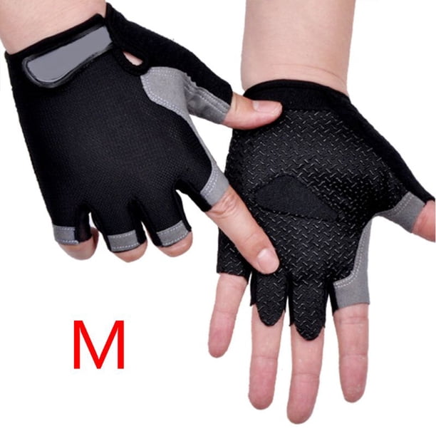 Memoria De Silicona MTB Guantes De Equitación De Carretera Antideslizante Anti-Sudor Medio Dedo Camping Senderismo Gimnasio Fitness Deportes Bicicleta Guante