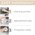 thumbnail image 3 of Storage Theory Sponge Caddy – Suction Cup Soap Dish Holder for Kitchen or Bathroom Sink – Fits Sponge Daddy & Mommy – White, 1 Pack, 3 of 10